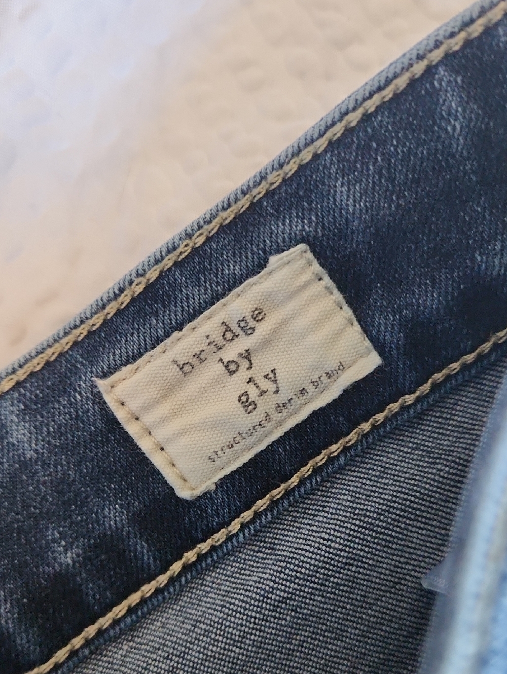 Bridge by GLY Mid Rise Ankle Skinny Crop Jeans Distressed Ripped Chewed Hem 24 - Picture 5 of 11